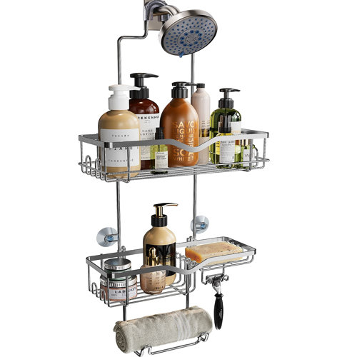 Rebrilliant Mayely Stainless Steel Shower Caddy & Reviews Wayfair